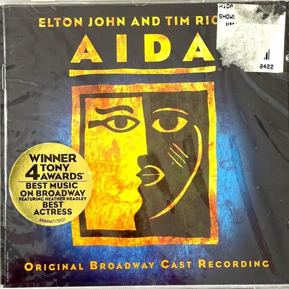 Aida Original Broadway Cast Recording CD 2000 Elton John Tim Rice Sealed - Picture 1 of 4
